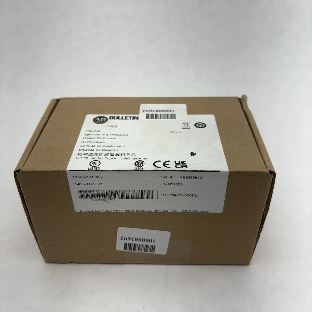 250 Amps, Allen-Bradley, 140G-JTI3-D25, Molded Case Circuit Breaker Trip Unit, 2-position - Image 7