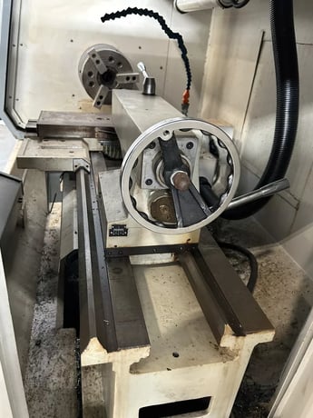 Kent #KLS1840N, CNC Lathe, 18" swing, 39.4" centers, 9.84" turning diameter, 10" chuck, 3" bar, 2000 RPM, 7.5 - Image 7