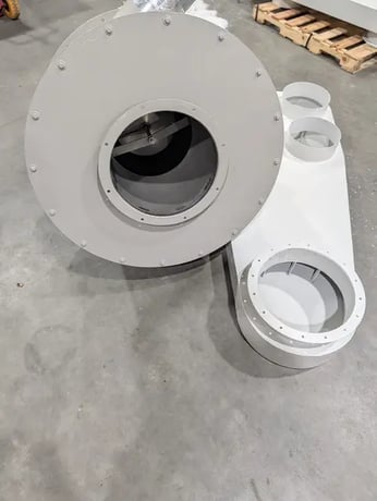 16" x 24" Granutec #TFG-1624-AM50-10, Granulator, 50 HP, (5) rotor knives, 0.38" screen, auger infeed, 7.5 HP - Image 9