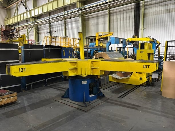 51.2" x .07", Fimi, Complete Slitting Line, 13 Ton, 20" ID, 70.9" outside dimension, RL, 1995 - Image 4