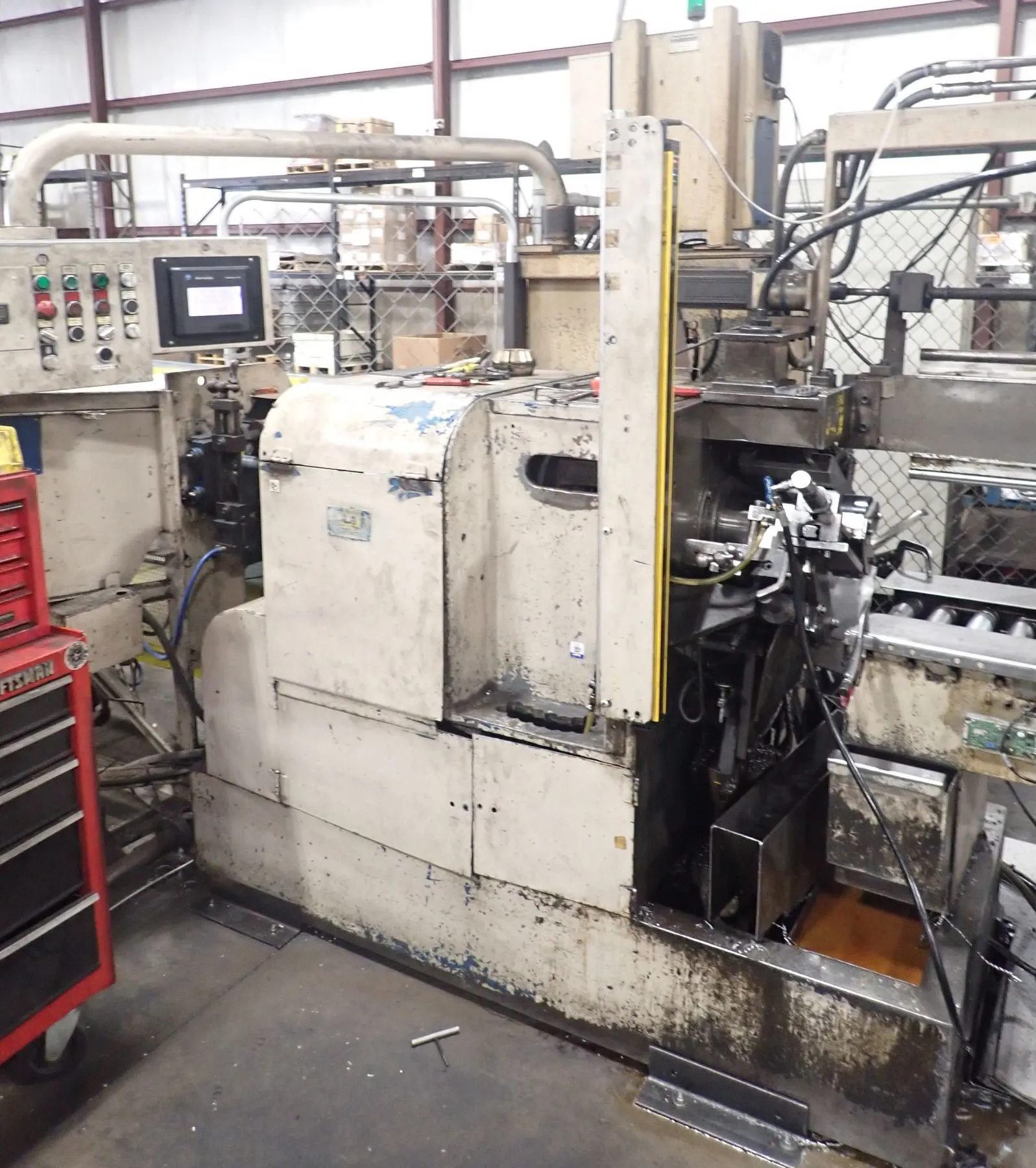 3" Modern Machine #3K-LH, Automatic Pipe-Tube-Bar Cut-Off Lathe, 130-2000 RPM, 5 HP, 440 V. - Image 3