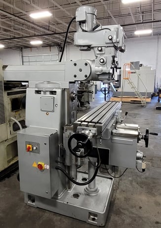 Sharp #VH-25, Vertical/Horizontal Combination Milling Machine, 10" x 56" table, NMTB-40, 5 HP, 60-4500 RPM - Image 5