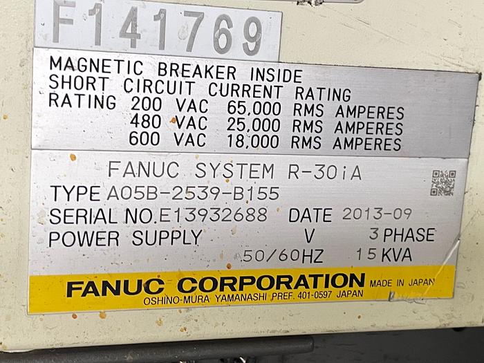 Fanuc M-900iA/350, 6-Axis Articulated Robot, 350 kg payload, 2650mm reach, R-30iA controller, 2013 - Image 1