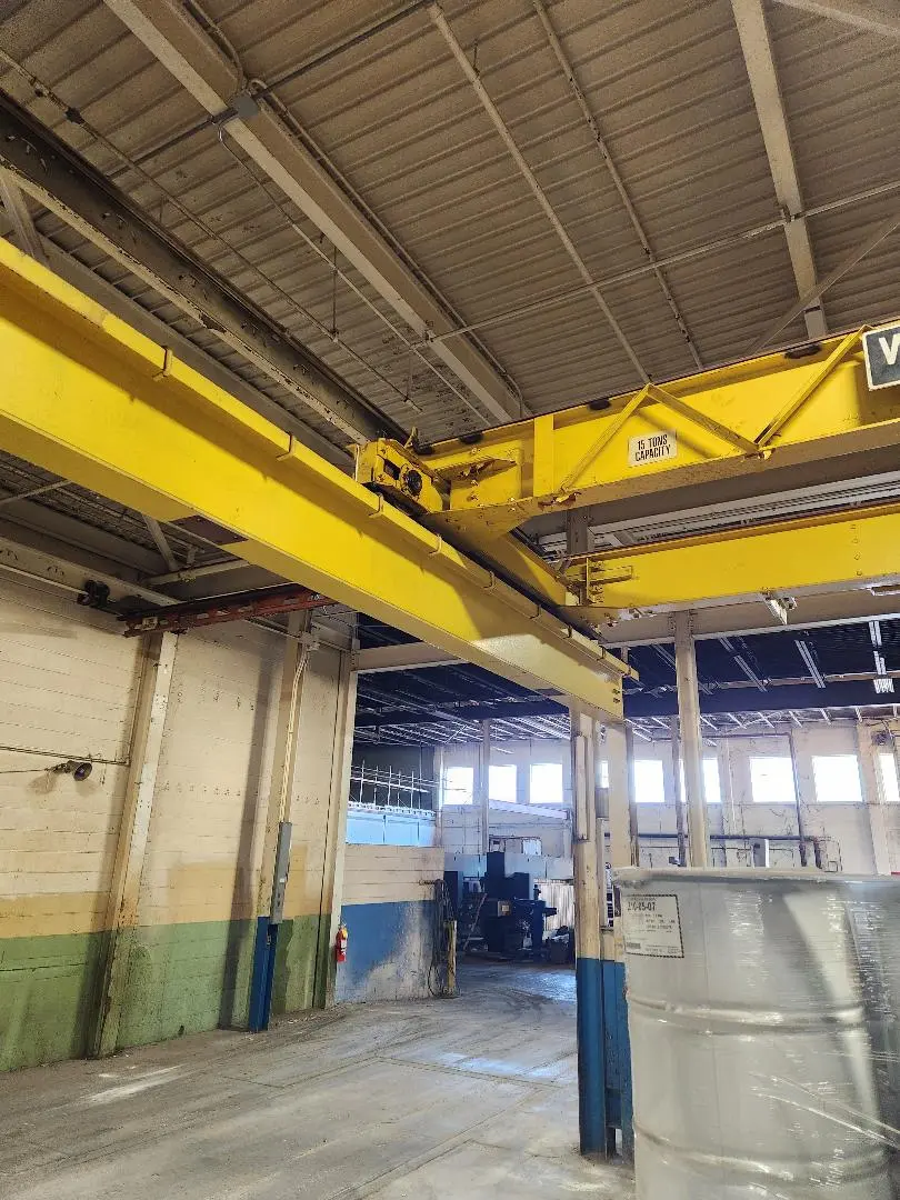 15 Ton, Whiting, Double Column Bridge Crane, 20' Span, center drive, 30/150/300 FPM, 480 V. - Image 4