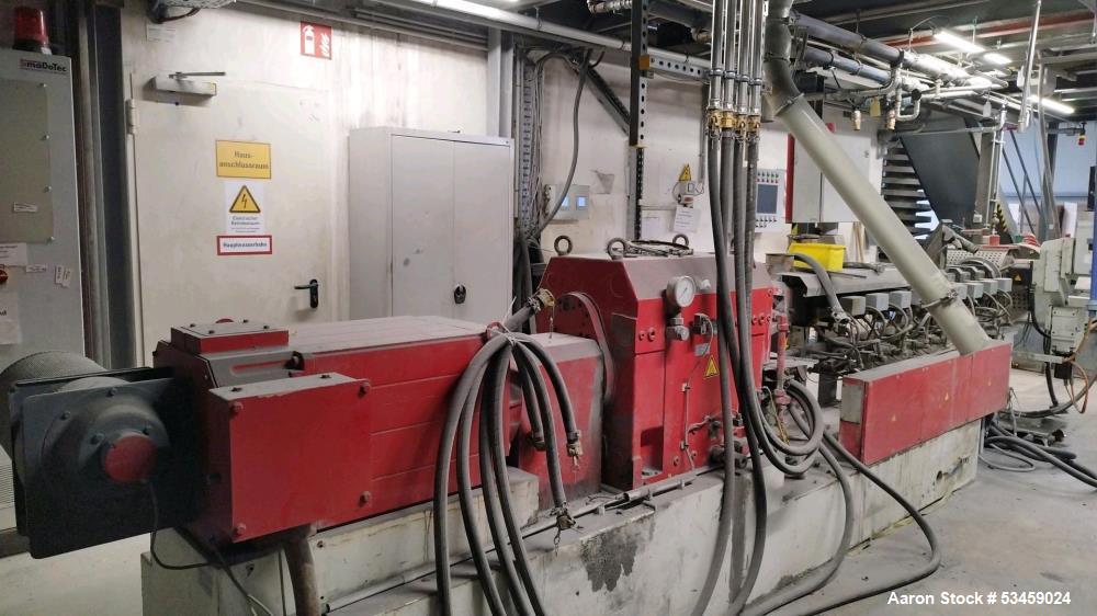Complete Plastics Compounding & Recycling Plant, (4) Twin Screw Extrusion Lines, Granulation & Washing - Image 8