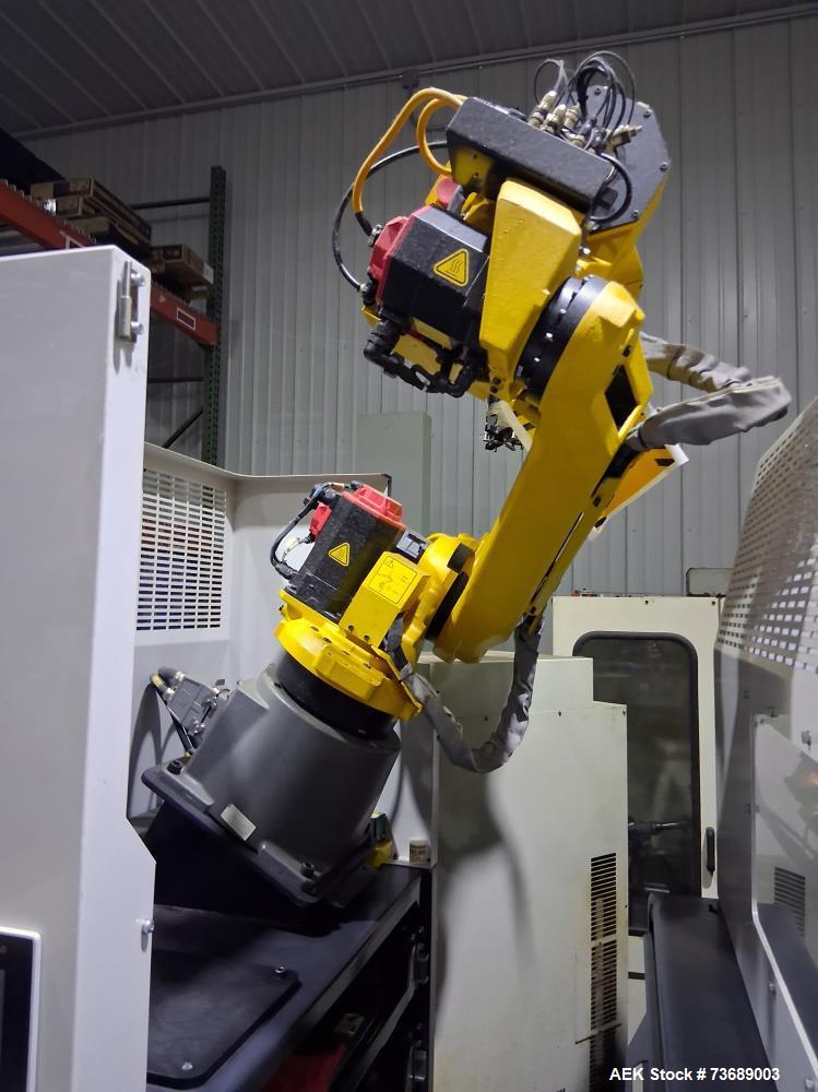 AWR, DC-2, Machine Tending Robotic Cell w/ Fanuc M-20iD/25 Robot, R-30iB Mate Plus Controller, 18 lb. Max - Image 2