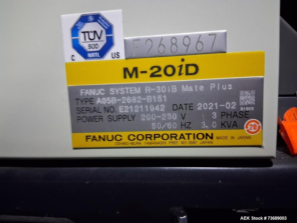 AWR, DC-2, Machine Tending Robotic Cell w/ Fanuc M-20iD/25 Robot, R-30iB Mate Plus Controller, 18 lb. Max - Image 5
