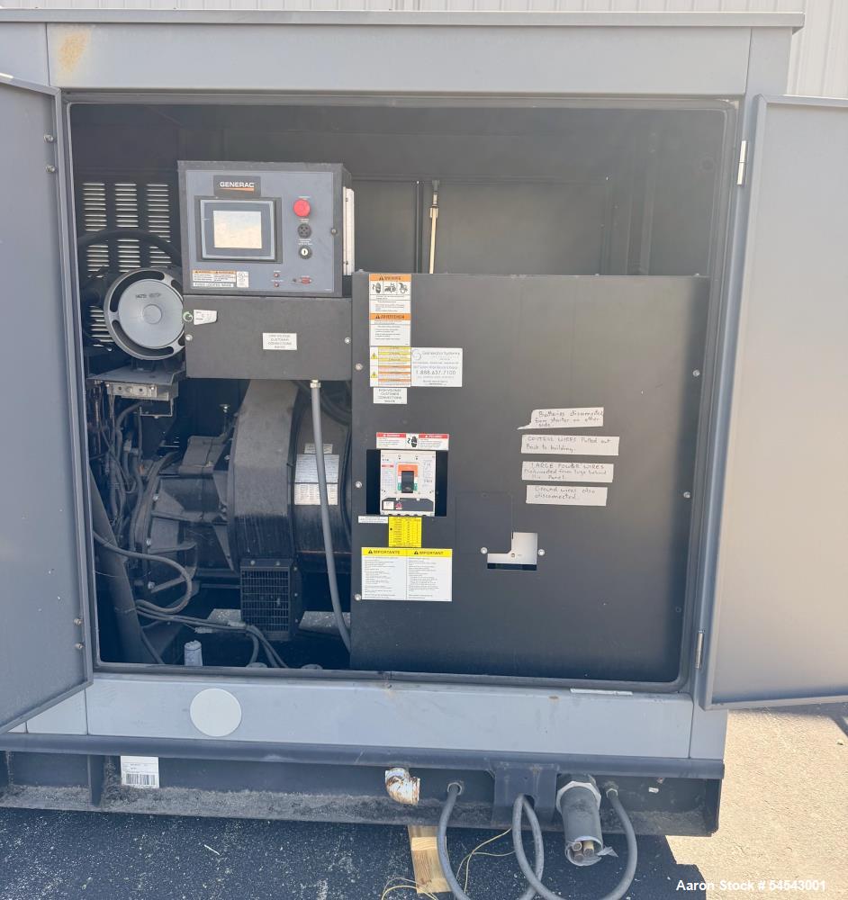 300 KW Generac #MG0300, Natural Gas Generator Set, OH0924 Engine, Weather Enclosure, 630 Amp Eaton Breaker - Image 9