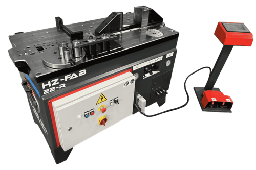 22 Ton, RMT #HZ-FAB-22-R, horizontal press, 13.8" stroke, 1.5 HP, 24.2" x51.4" table - Image 1