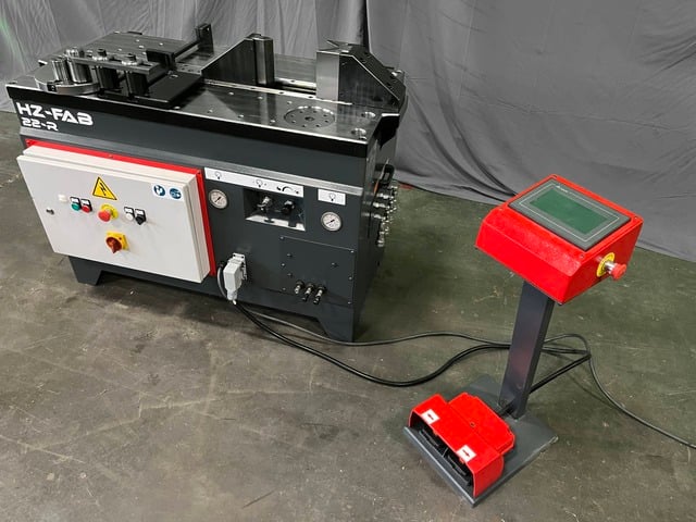 22 Ton, RMT #HZ-FAB-22-R, horizontal press, 13.8" stroke, 1.5 HP, 24.2" x51.4" table - Image 9