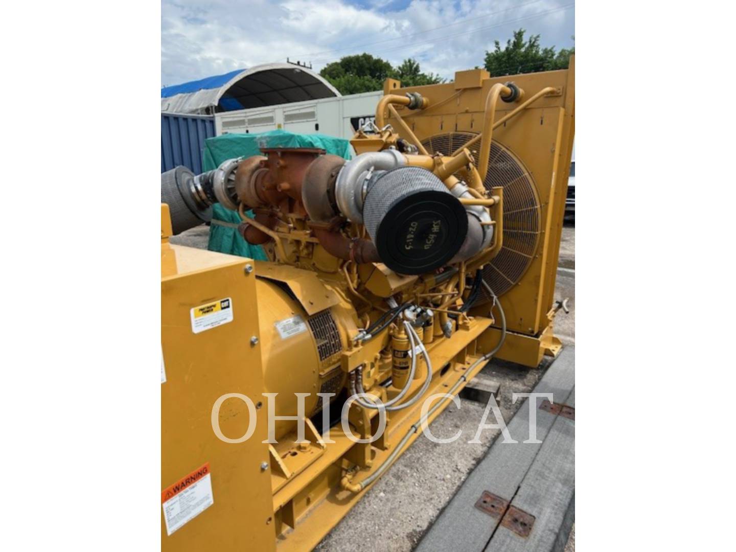 750 KW Caterpillar 3412, Stationary Generator Set, Diesel, 1800 RPM, 480V, 1000 hours, 1997 - Image 1