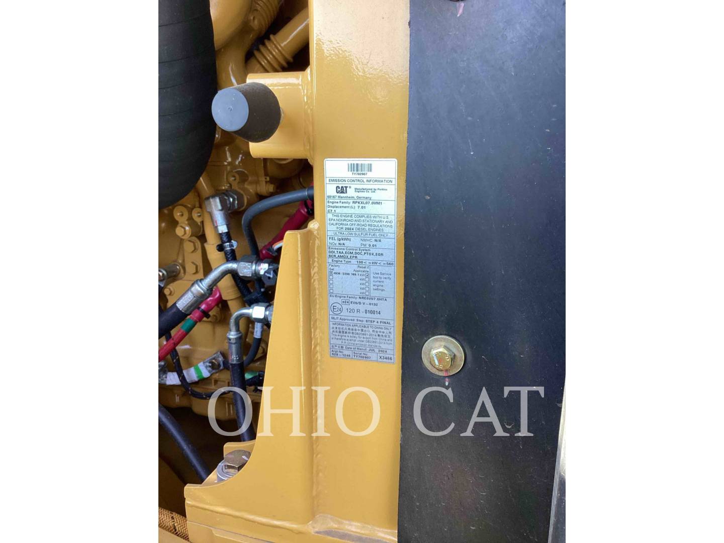 Cat 950GC, Wheel Loader, 910 hours, S/N: M5T07499, 2024 - Image 8