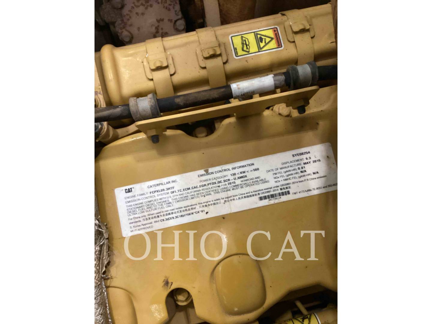 Caterpillar 725C WT, Articulated Truck, 9121 hours, S/N: TFB00689, 2015 - Image 8