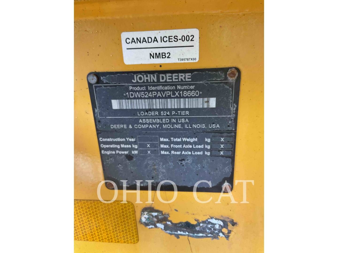 Deere & Co. 924P, Wheel Loader, 1398 hours, S/N: PLX18660, 2023 - Image 6