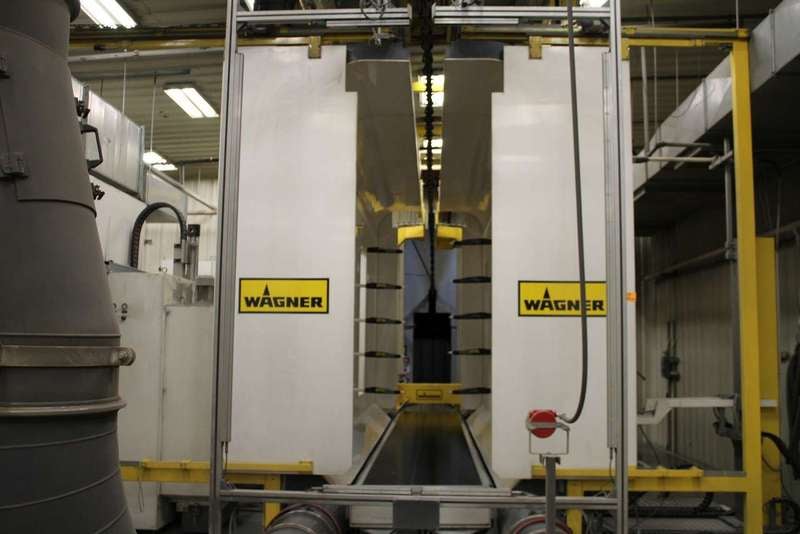 Wagner #ABC Cyclone, Fast-Color Change Powder Booth System, 4' x 8' Opening, Loaded - Image 2