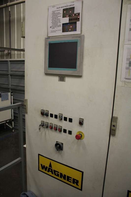 Wagner #ABC Cyclone, Fast-Color Change Powder Booth System, 4' x 8' Opening, Loaded - Image 5