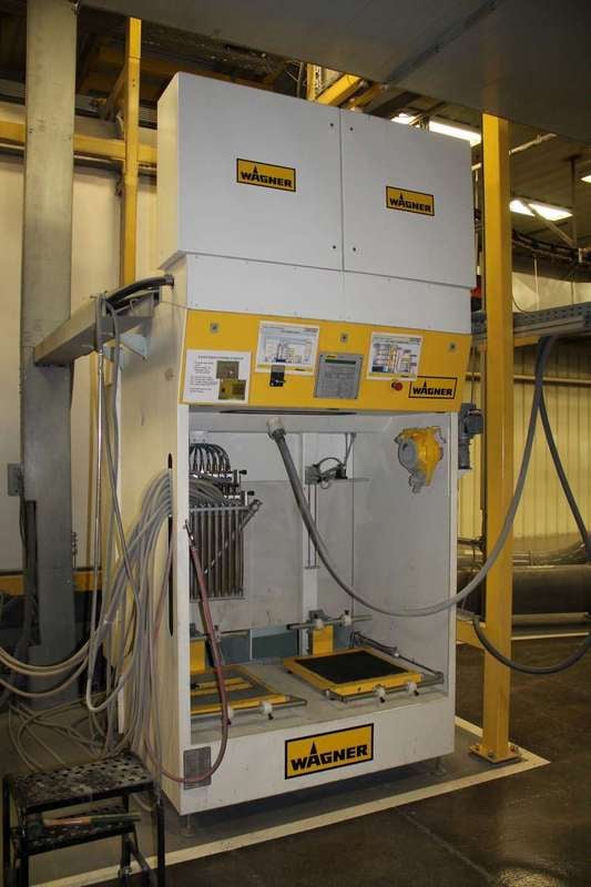 Wagner #ABC Cyclone, Fast-Color Change Powder Booth System, 4' x 8' Opening, Loaded - Image 7