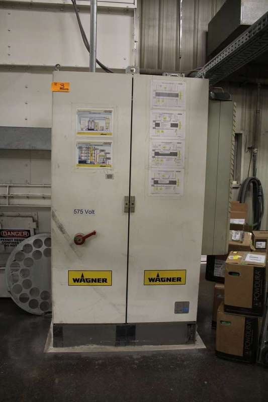 Wagner #ABC Cyclone, Fast-Color Change Powder Booth System, 4' x 8' Opening, Loaded - Image 8