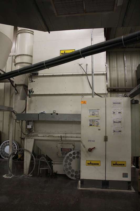Wagner #ABC Cyclone, Fast-Color Change Powder Booth System, 4' x 8' Opening, Loaded - Image 9