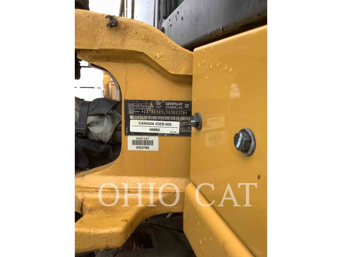 Cat 30507CR, Mini Excavator, 1060 hours, S/N: 5G502378, 2023 - Image 6