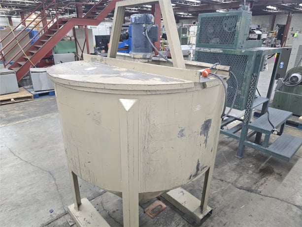 IMS #HM1000, Hurricane high-speed material blender, 931 lb. capacity, 26.6 cu. ft. hopper, 226 RPM, 1.5 HP - Image 10
