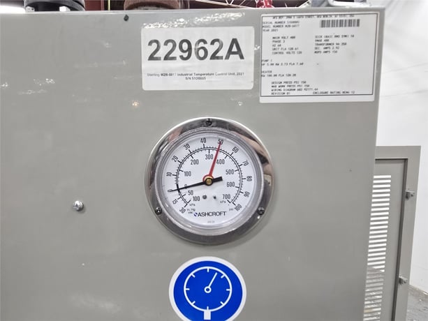 100 KW Sterling #M2B-6017, temperature control oil unit, single zone, 5 HP pump, 150 psi, 480/3/60, NEMA 12 - Image 6