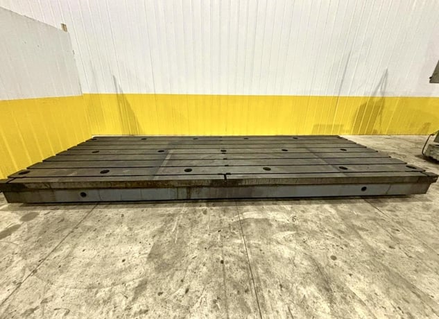 157" x 216.5" Bay Cast, T-slotted cast layout floor plate - Image 1