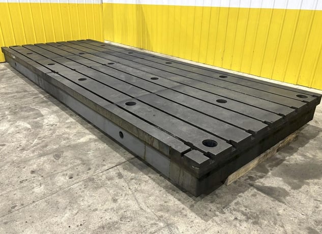 157" x 216.5" Bay Cast, T-slotted cast layout floor plate - Image 5