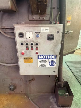 72" Pangborn #6LK-7, table type shot blast machine, 25 HP - Image 4