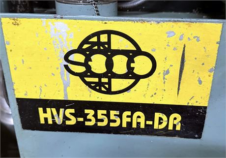 14" Soco #HVS-355FA-DR, automatic heavy duty cold cut saw, 220/440 V., 3 phase, 60 Hz., (1) new and (3) used - Image 4