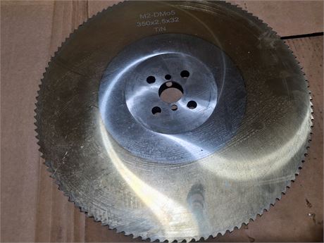 14" Soco #HVS-355FA-DR, automatic heavy duty cold cut saw, 220/440 V., 3 phase, 60 Hz., (1) new and (3) used - Image 8