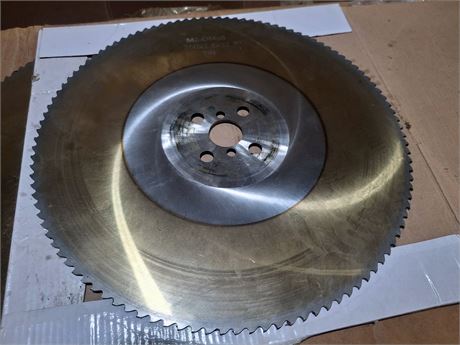 14" Soco #HVS-355FA-DR, automatic heavy duty cold cut saw, 220/440 V., 3 phase, 60 Hz., (1) new and (3) used - Image 9