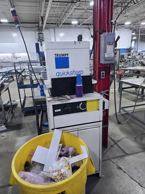 25 Ton, Trumpf #TC500R, Trumatic CNC turret punch, 100" x 50" work area, 18 station, 0.25" max thickness, 3" - Image 5