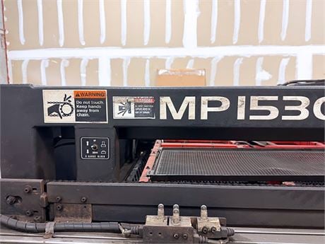 Amada #MP1530, load / unload system, 5' x 10' max sheet, 27.5" x 11.8" min sheet, 24 gauge - 1/4" thickness - Image 9