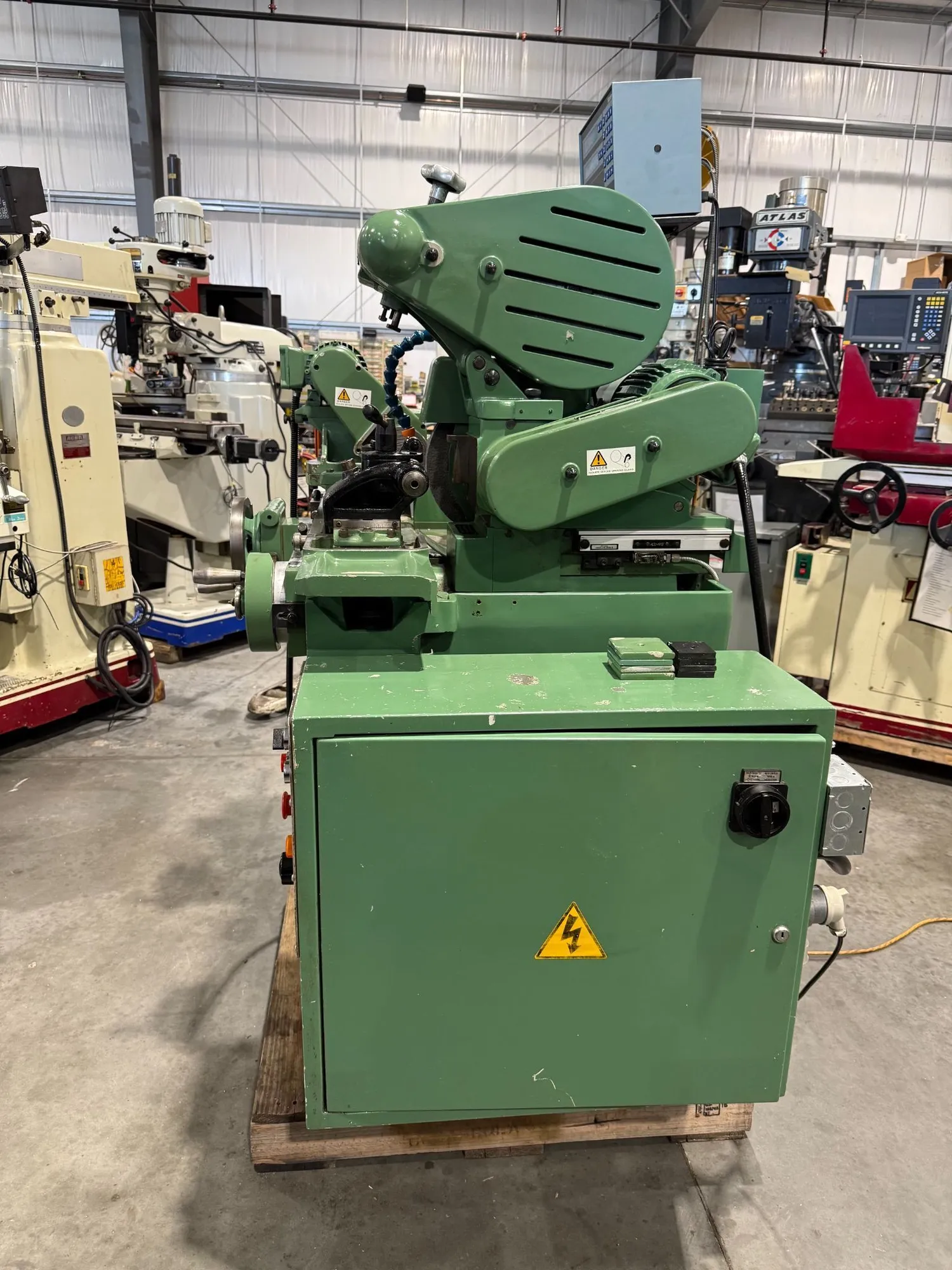 5" x 12" Myford #MG12, cylindrical grinder, 3" max grinding diameter, 10" x 1" x 5" wheel, ID attachment - Image 6