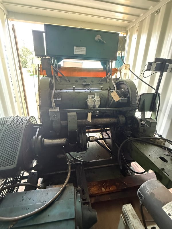 100 Ton, Thomson National Press #8-6-ACDM, Clamshell Die Cutting & Creasing Press, 28" x41" platen, 5 HP, air - Image 2