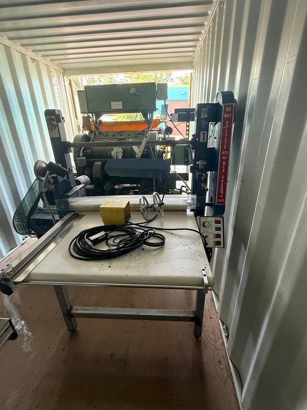 100 Ton, Thomson National Press #8-6-ACDM, Clamshell Die Cutting & Creasing Press, 28" x41" platen, 5 HP, air - Image 6