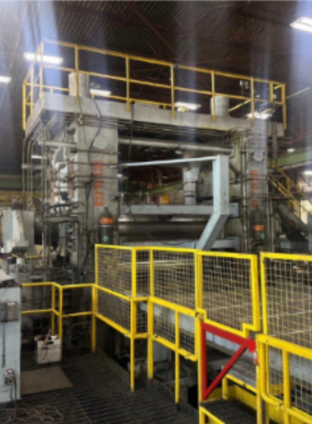96" x 0.5" Meco / Bradbury, Temper Mill & Cut-to-Length Line, 90,000 Lb., LR, 150/250 FPM, 1998 - Image 2