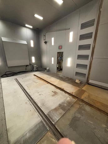 ABS/GFS, blast room & paint booth package, 16' x14'x18' blast room, 15' x18'x20' paint booth, 2019 - Image 6