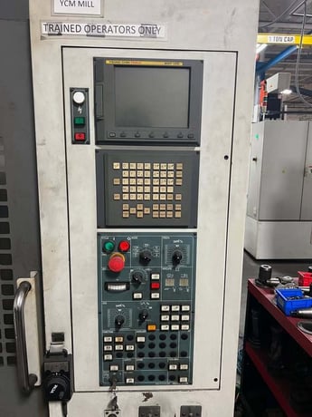 YCM #XV560A, CNC Vertical Machining Center, 22" X, 16.1" Y, 18" Z, 27.5" x 16.5" table, 15 HP, 10,000 RPM, 20 - Image 2