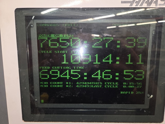 Haas #Mini-Mill, CNC Vertical Machining Center, 16" X, 12" Y, 10" Z, 6000 RPM, 2001 - Image 2