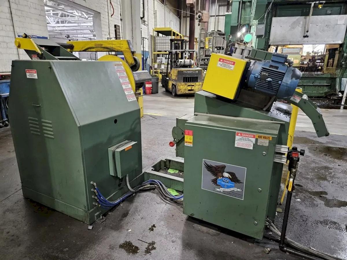 8000 lb. Coe Press Equipment #CPR-PO-8012/CPPS-PO-250-12/CPRF-S312, coil feed line, 12" coil width, 0.187" - Image 2
