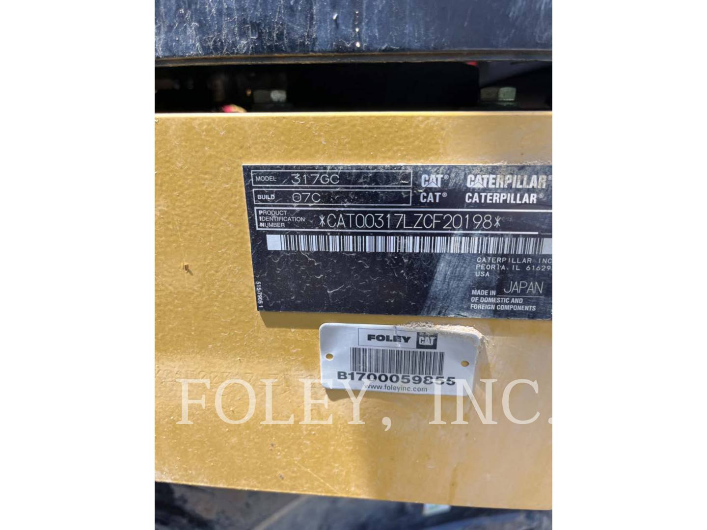 Caterpillar 317-07GC, 1154 hours, S/N: ZCF20198, 2024 - Image 6