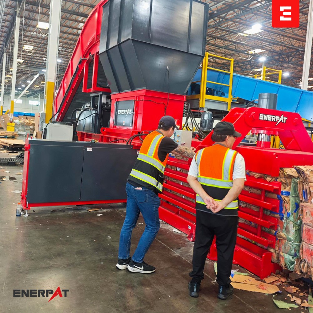 Enerpat #HBA-Series, automatic tie horizontal balers for cardboard & plastic, up to 20 TPH - Image 2