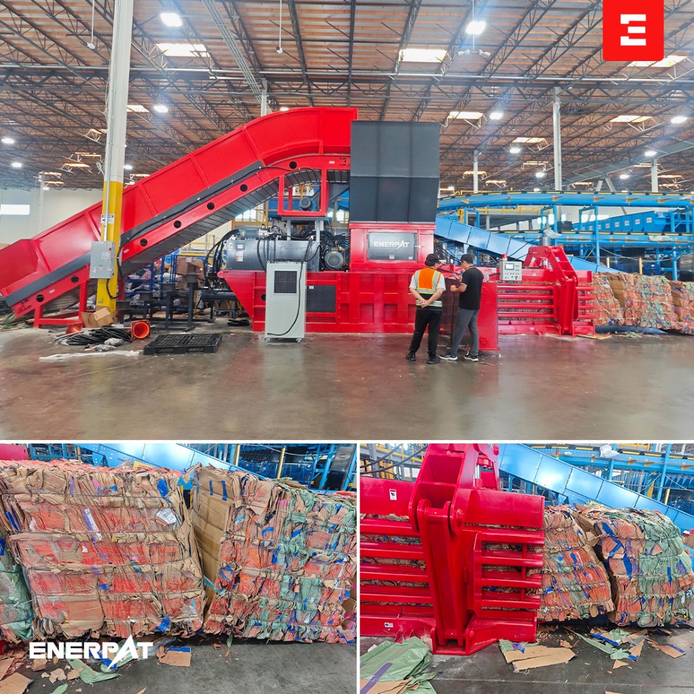 Enerpat #HBA-Series, automatic tie horizontal balers for cardboard & plastic, up to 20 TPH - Image 3