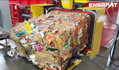 Enerpat, 2-Ram Horizontal Baler, 74 HP, 62" x 46" x 31" Bale Size - Image 3