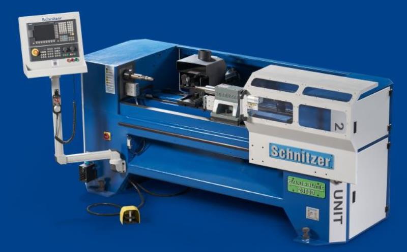 Schnitzer #2-Axis, 3-Unit CNC controlled wood lathe, 39.4" max. length, 6.3" square, 5.4 HP, 5000 RPM - Image 4