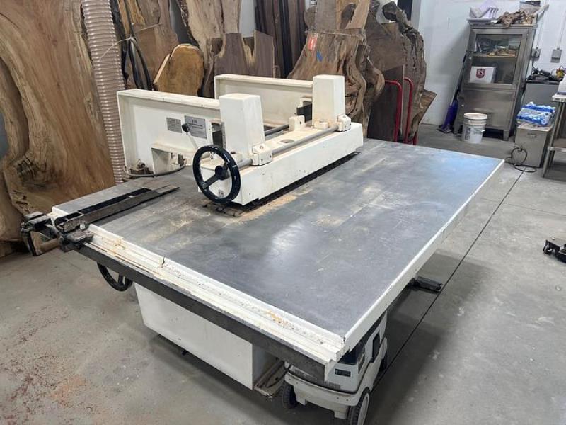 Diehl #SL-52, straight line rip saw, 15 HP, 3600 RPM, 2" arbor, 18" blade, 4-1/4" thick, 190 FPM, 61" x80" - Image 2