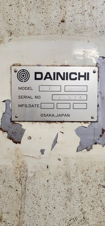 Dainichi #F50, 7" spindle bore, Fanuc 15-T, 80" centers, chip conveyor, live center, 3-jaw 15" chuck, 50 HP - Image 4