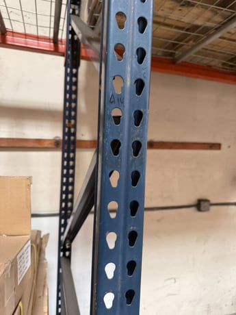 Pallet Racking, Lot of 130 Bays, 4 shelves each, RidgeU / Sturdi Built / Interlake Sammons uprights & beams - Image 7